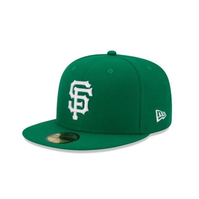 San Francisco Giants Gorra | New Era MLB Basic 59fifty Fitted Cap Mexico - Verdes